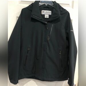 Columbia Titanium Black Ski Jacket Womens Size L